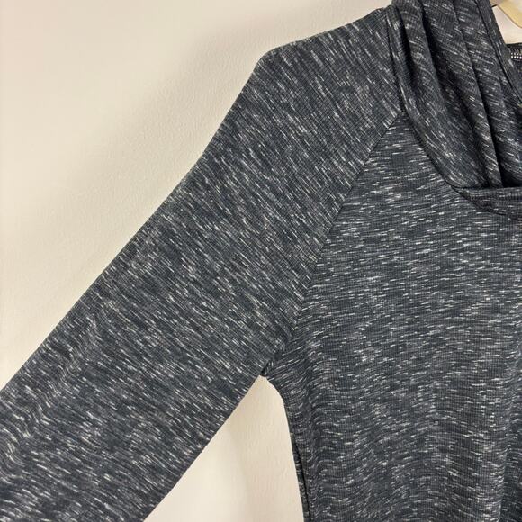 Columbia long sleeve hooded top Small Gray spacedye outdoor hiking - Picture 4 of 9